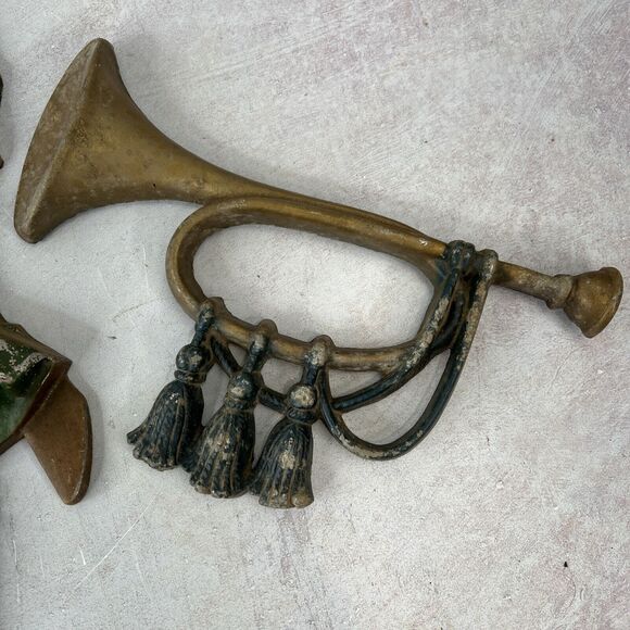 3 Vintage Sexton Cast Metal‎ Continental Army Minuteman Soldiers & BugleWall Art - Picture 4 of 16
